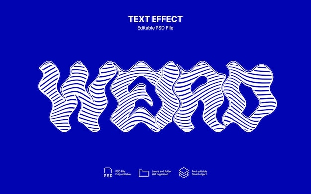 Wavy text effect