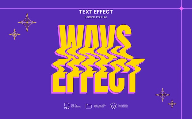 Wavy text effect