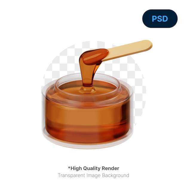 Wax 3D Icon Premium Psd