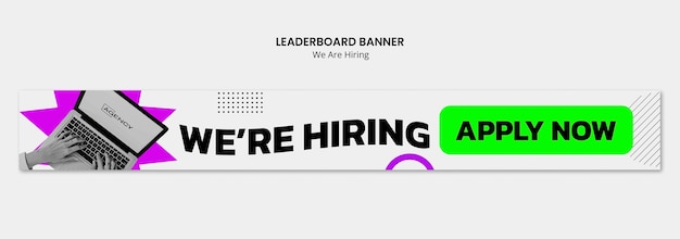 We are hiring announcement template