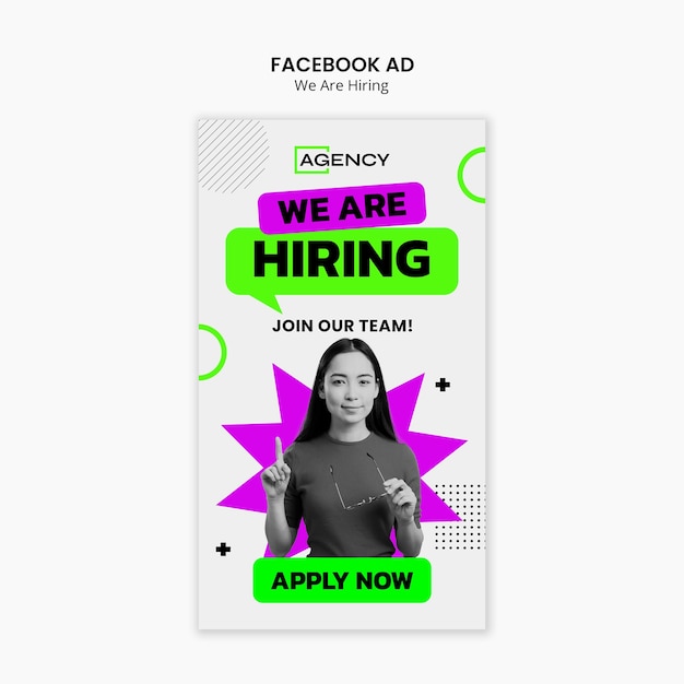 PSD we are hiring announcement template