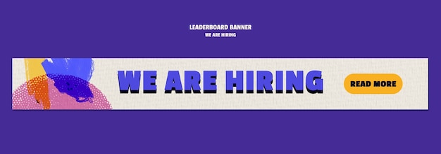 We are hiring announcement template