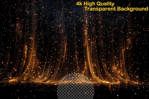 Weave a tapestry of enchantment with fairy light magic on transparent background