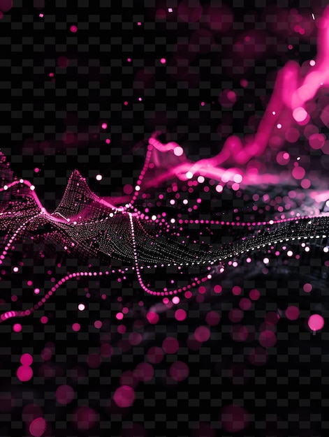 a web of pink and purple lines with a purple background