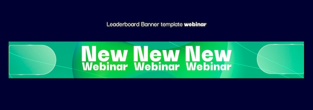 Webinar template design