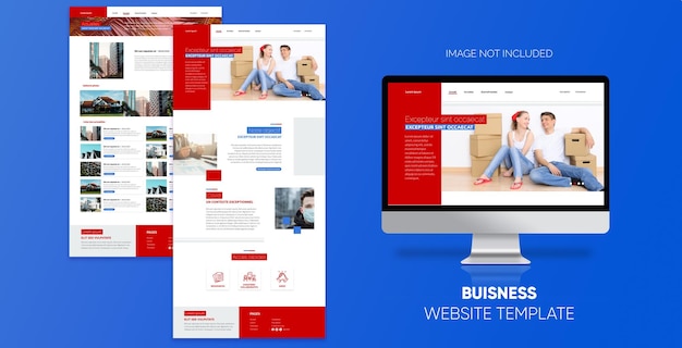 Website design for your business Free Psd