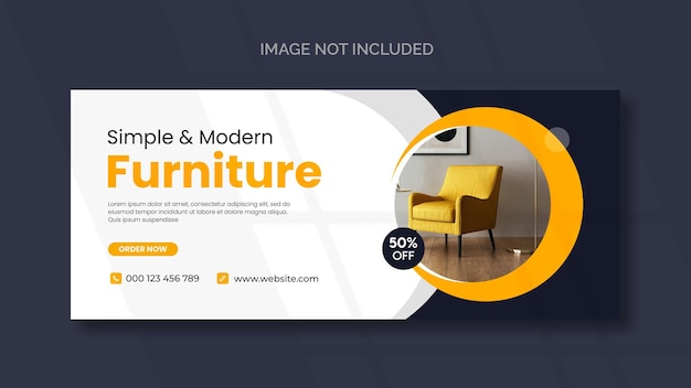 PSD a website for a furniture store called furniture and furniture