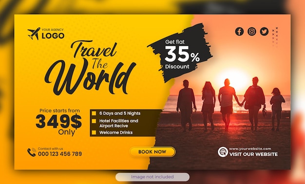 A website for a travel company