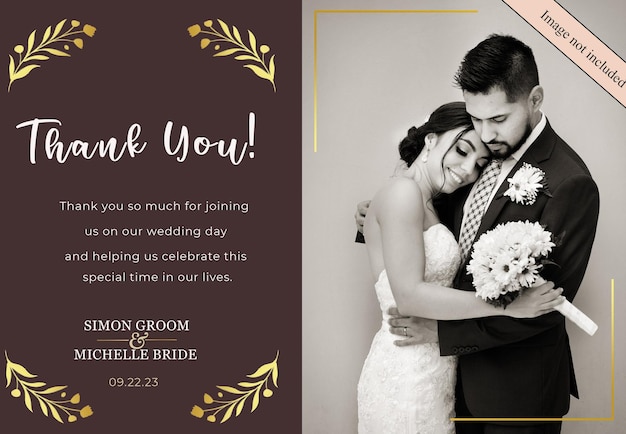 Wedding Announcement and Thank you Cards