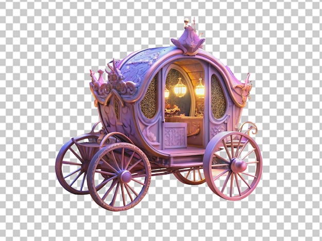 PSD wedding carriage wedding carriage decorated