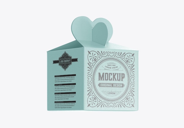 Wedding Gift Box Mockup