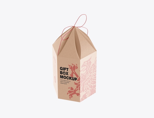 Wedding Gift Box Mockup