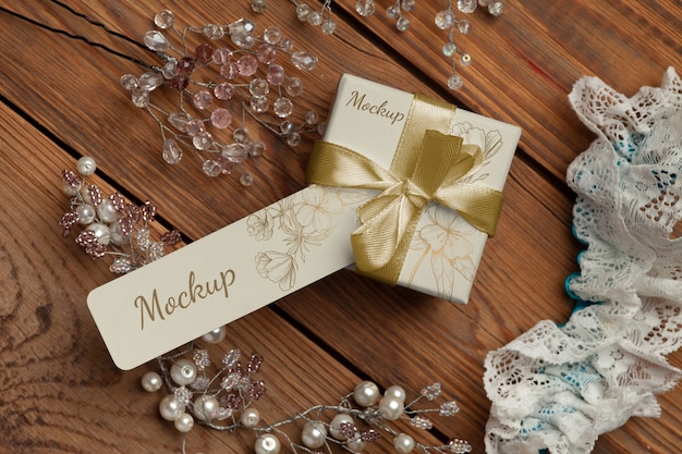 PSD wedding gift mockup design