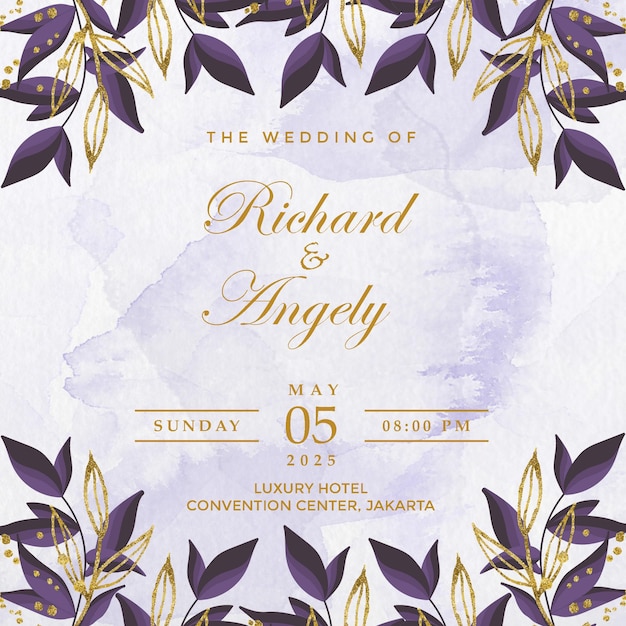 wedding invitation instagram post