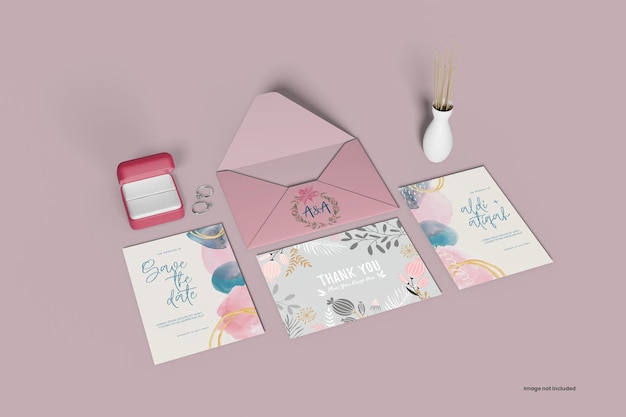 Wedding Invitation Mockup