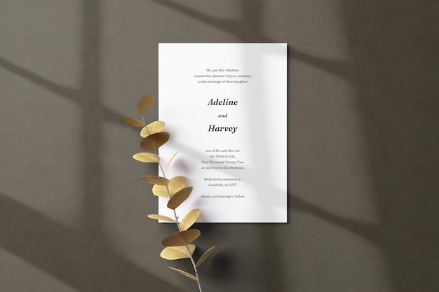 Wedding Invitation Mockups