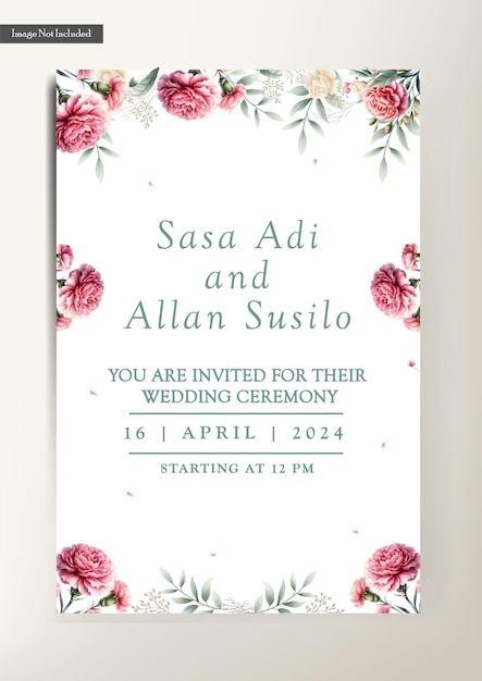 a wedding invitation for a romantic wedding with flowers and the words romantic and romantic