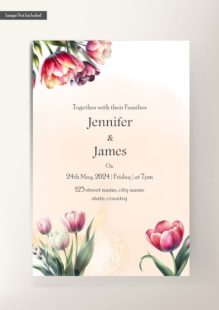 a wedding invitation for a romantic wedding with flowers and the words romantic and romantic