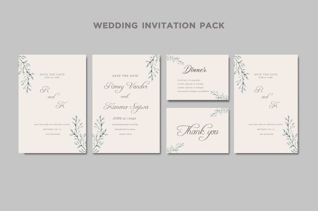 wedding invitation