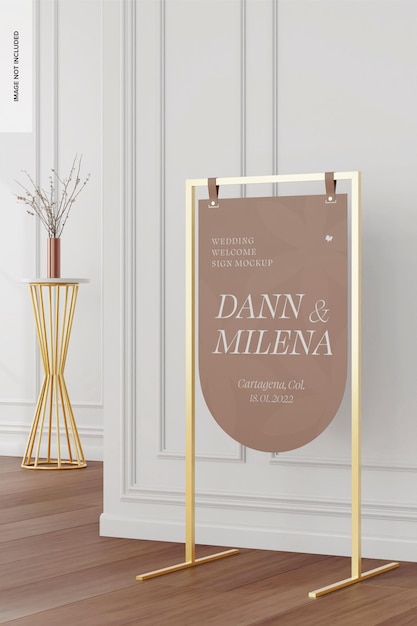 Wedding Welcome Signs Mockup