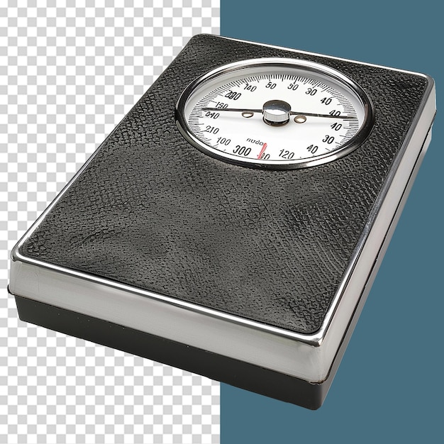 PSD weight scale isolated on transparent background