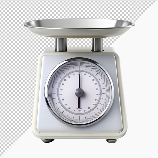 PSD weight scale isolated on transparent background