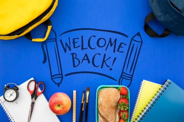 PSD welcome back to school, backpack with student supplies