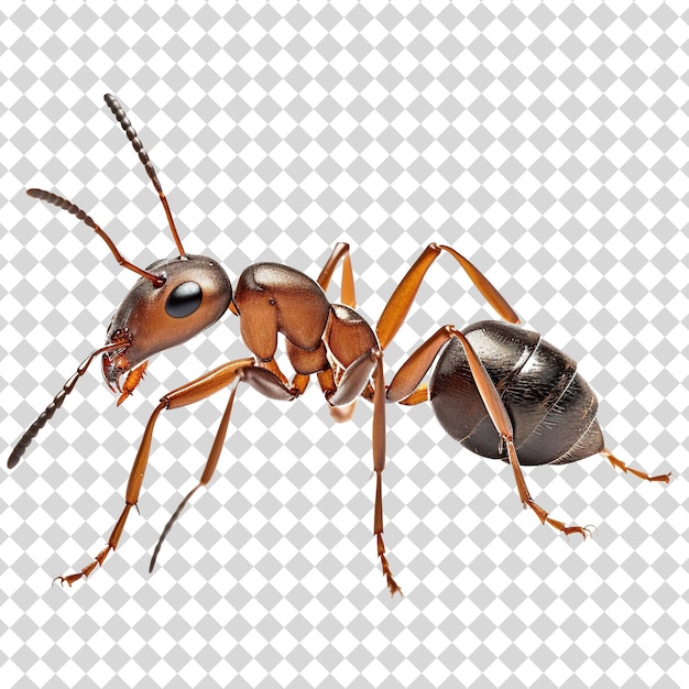 west palaearctic carpenter ant Isolated on transparent background PSD file