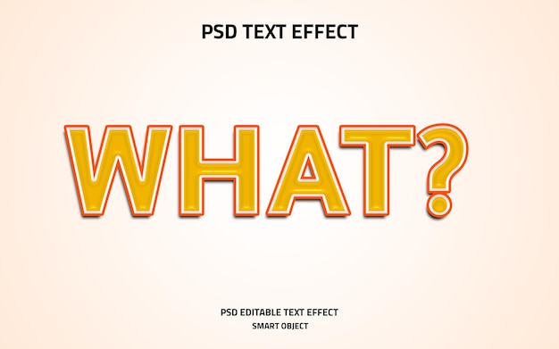 What text effect design