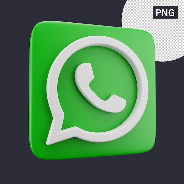 Whatsapp 3D Icon