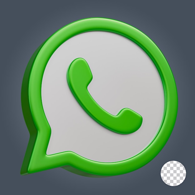 Whatsapp 3d icon