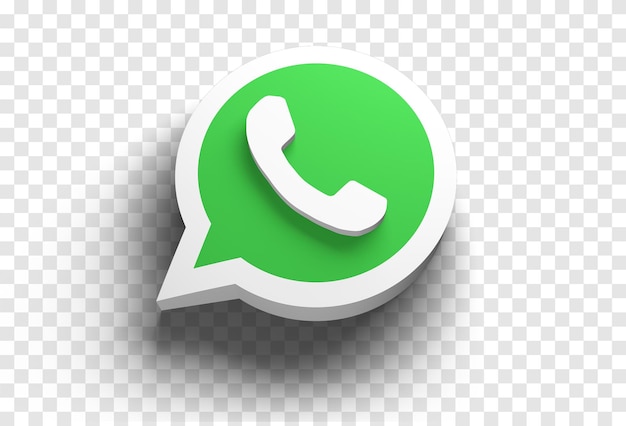 Whatsapp icon 3d render