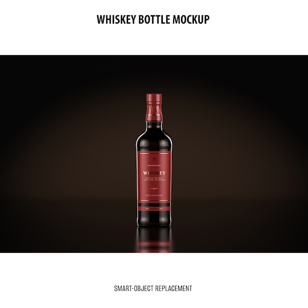 Whiskey Bottle Mockup