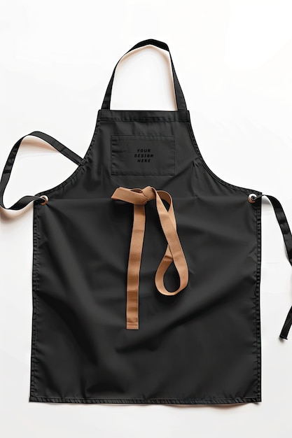 white apron mockup