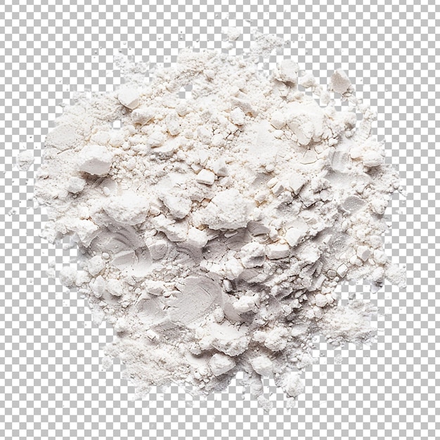 PSD a white background with a texture of white flour on transparent background png