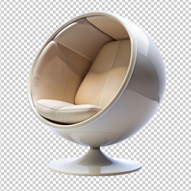 PSD white ball chair designers furniture for modern