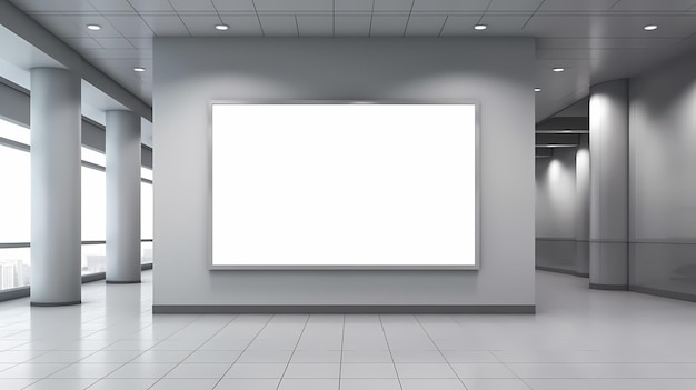 white billboardstreet billboard mockup