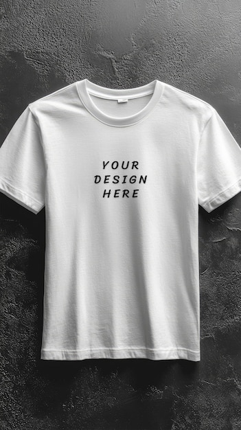 White blank tshirt mockup