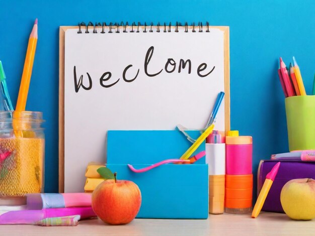 a white board with a sign that says welcome welcome to welcome welcome