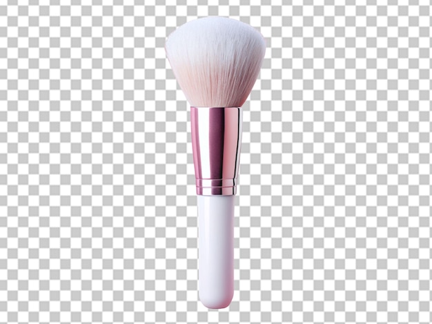 PSD white brush for cosmetics is isolated on a white background