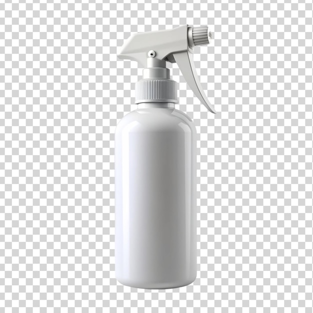 White clean spray 3d Isolated on transparent background