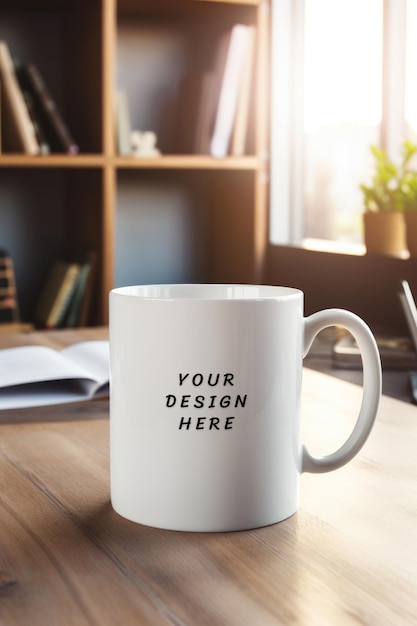 a white coffee mug with the words your your dog here here here here