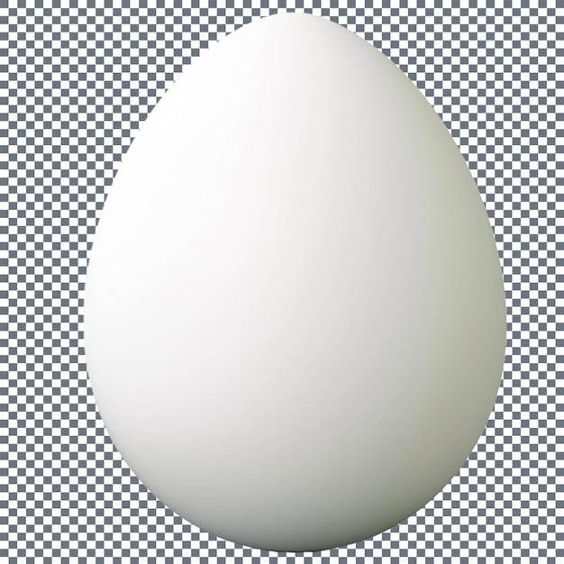 a white egg with a white egg in the middle