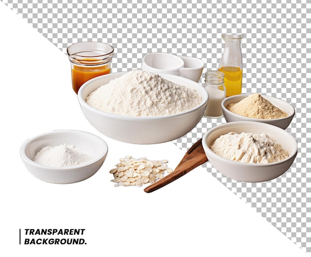 White Flour Transparent Background