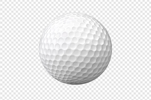 PSD a white golf ball on a transparent background vector art illustration