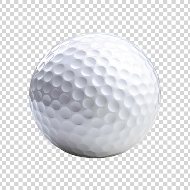 PSD a white golf ball with a white background