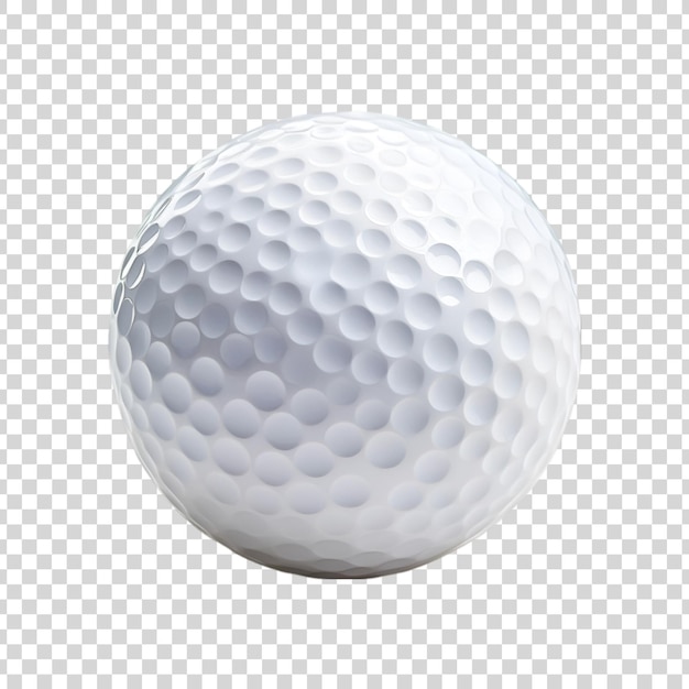 PSD a white golf ball with a white background