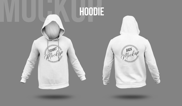 White hoodie mockup design