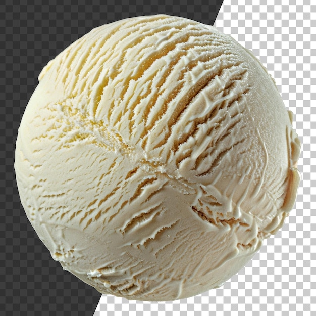 A white ice cream ball with a white line on it stock png