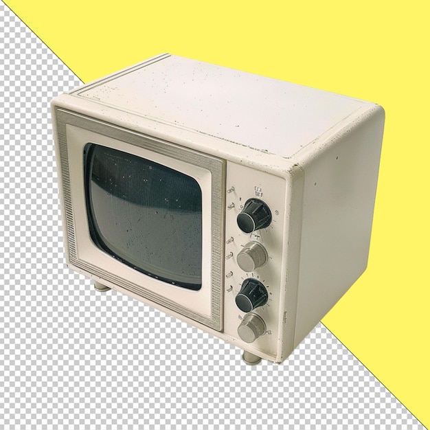 a white microwave that is sitting on a yellow background